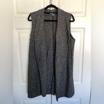 Vince Heather Grey Draped Sleeveless Wool Blend Casual Vest Size XS Photo 0