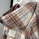 Ashley by 26 International Outwear Wool Pink Flannel Pullover Photo 5