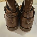 JustFab Mina Dark Brown Faux Leather Tall Boots Sz 8.5 Wide Calf Photo 6