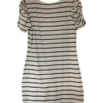 Blue Rain  Ivory & Black Striped Short Sleeve Dress Women Size Large NWT | 9-16 Photo 1