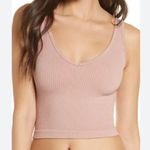 Free People  Ribbed Tan Bralette Photo 3