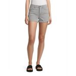 Denizen from Levi's DENIZEN Denim Shorts Womens Size W26 Grey High Rise Button Fly‎ Mineral Wash Photo 2