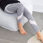 Aerie Grey Mesh Leggings Photo 0