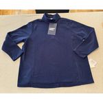 Lands' End  Women's Fleece Quarter-Zip Pullover Deep Sea Navy Blue New Size 2X Photo 5