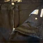 Seven7  Black Denim Sunset Bermuda Shorts Size 16 Long Inseam Photo 2