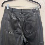 Avec Les Filles  Anthropologie culotte faux leather black shorts size 4 Photo 5