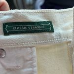 Ralph Lauren Lauren Women's Classic Straight Jeans Cream Denim Size 10P. NEW Photo 8