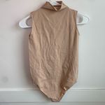 SKIMS NWOT  Sandstone Mock Neck Sleeveless Bodysuit Photo 4