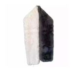 APPARIS ROXANNE Faux Fur Scarf Two Tone Gray Ivory Carbon Cozy Soft Slit OS NWT Photo 8