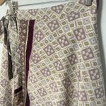 Earthbound  Adjustable Wrap India Silk Blend Floral Pink Boho Hippie Skirt Photo 2