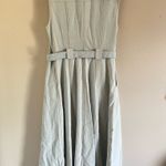 Commence Commense Belted Button-Front Denim Dress Business Casual Large  Photo 6