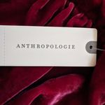 Anthropologie New With Tags Plus Size Burgundy Velvet Skirt Womens Size 16 Photo 8