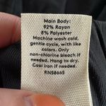 NEW Open Edit Size 0 Relaxed Elastic Waist Wide Leg Trousers Pants Pockets Black Photo 6