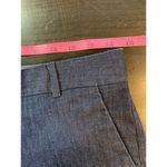 Banana Republic  Tailored Fit‎ Chambray Shorts Womens 4 Dark Wash 9.5" Preppy Photo 7