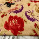 Saks 5th Avenue Saks Fifth Avenue Red Purple Crew Neck Sweater Cashmere Vintage Short Sleeve Photo 4