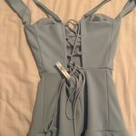 Lucy in the Sky Light Blue  Mini Dress Homecoming Photo 1