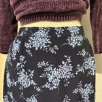 Kathie Lee Collection Vintage  Back Slit Midi Farm Skirt 14 Rayon Made in USA 90s Photo 3