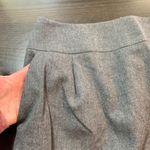 Talbots  Petites Heritage Italian Wool Blend Skirt Gray Size 2‎ Stretch Academia Photo 5