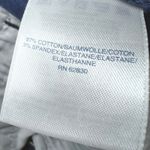 Lands' End  Mid Rise Slim Leg Cropped Pants Womens 8P Blue Petites Casual Office Photo 4