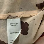 CAbi  #981 Womens Playfall Me Gingko Leaves Sheer Cap Sleeve Top Photo 4