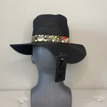 Ed Hardy  Love Kills Slowly Tattoo Skull Black Straw Style Beach Hat Photo 5