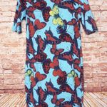 LuLaRoe | Julia 3/4 Sleeve Butterfly Dress Photo 0