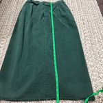 Jennifer Moore Vintage Green Denim Midi Skirt Photo 10