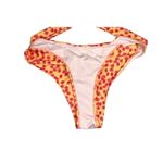 Xhilaration Pink Yellow Floral 2pc Bikini Cheeky Bottom Swimsuit sz MEDIUM Photo 9