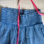 Anthropologie  Daily Practice The Aster Pants Wide Leg Gauzy Blue Small Photo 6