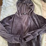 Velvet Zip Up Jacket Size M Photo 0