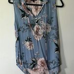 Staccato  Sleeveless Floral Blouse - Blue and Pink Photo 0