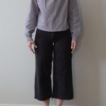 ZARA Lilac Purple Stand-up Collar Limited Edition Sweatshirt Size L Photo 2