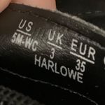 Naturalizer Harlowe Womens Leather Upper Black Boots Size 5 wide calf Block Heel Photo 5