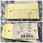 Christopher & Banks New Dress Sleeveless A-line Blue Cream Floral Women’s Size M Photo 9