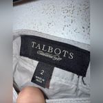 Talbots ‎ Gray Linen Midi Pleated Skirt Size 2 Photo 4