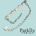 Handcrafted bracelet with Swarovski crystal Silver Photo 1