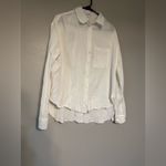 Mittoshop  White Linen Button Down Top Photo 3