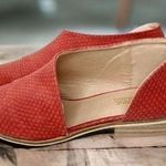 Catherine Malandrino Rust Snake Print Flats 6.5 Photo 0