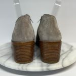 1. State Isak Fog Gray Suede Curvy Side Cutout Block Heel Half D'Orsay Bootie 8.5 Photo 4