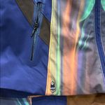 Spyder Vintage Multicolor Abstract Colorful Ski Jacket and Pants Set size 8 Photo 13