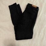 ZARA Womens Trafaluc Denimwear Black Medium Wash rayed Skinny Jeans Size US 2 Photo 2