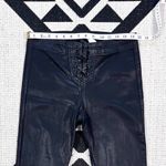 joe's jeans Taylor Hill x Joe’s Jeans Coated Lace Up Icon Mid Rise Skinny Ankle Jean Size 29 Photo 5