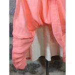 Elizabeth and James  NEW Carlita‎ Dress Sleeveless High Neck Orange Silk Size 6 Photo 4