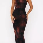 White Fox Boutique On A Trip Maxi Dress Auburn Embers  Photo 0