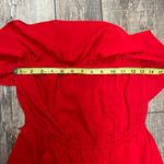 Forever 21 Red Strapless Mini Dress With Flowy Ruffled Bodice Size Medium Photo 11