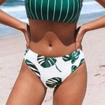 Cupshe 🆕  banana leaf high waisted bikini bottoms Photo 0
