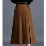 Tanming Long Faux Soft Suede Skirt Sz Sm Equestrian Western Southwestern Style Photo 2
