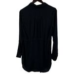 Anthropologie HD in Paris Black Long Sleeve Cinch Waist Shirt Dress XS Photo 2