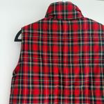 Gretchen Scott  Tartan Plaid Vest Womens Small Red Puffer Duke Of York Jacket Photo 6