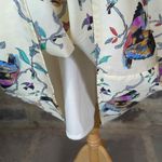 Pink Martini Dress Maxi Woman's Size XS Bird Floral Print Summer Lined Braided Photo 5